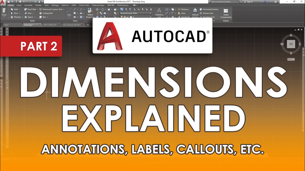 РАЗМЕРЫ и АННОТАЦИИ в AutoCAD 2023 (Часть 2)