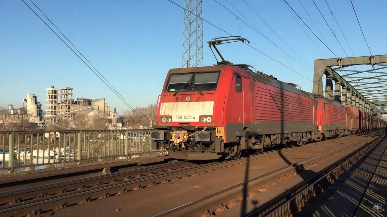 Zugverkehr Kaiserbrücke Nordbrücke