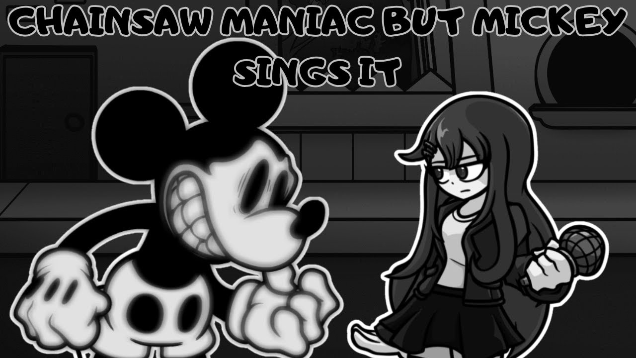🖤🎤【FNF Syringe Maniac - Chainsaw Maniac But I Made a Custom Mickey Chromatic!】🎤🖤