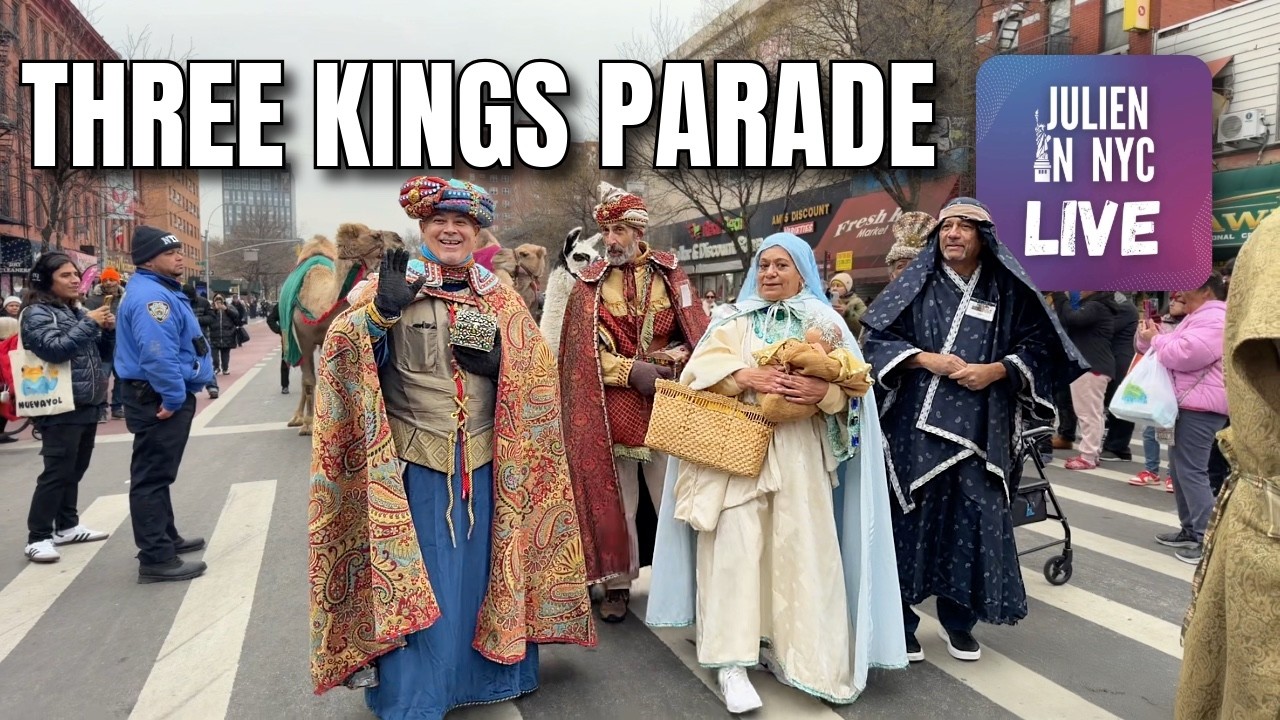 NEW YORK CITY Live - Three Kings Parade / El Barrio (East Harlem) - January 6 2026 - 11 AM