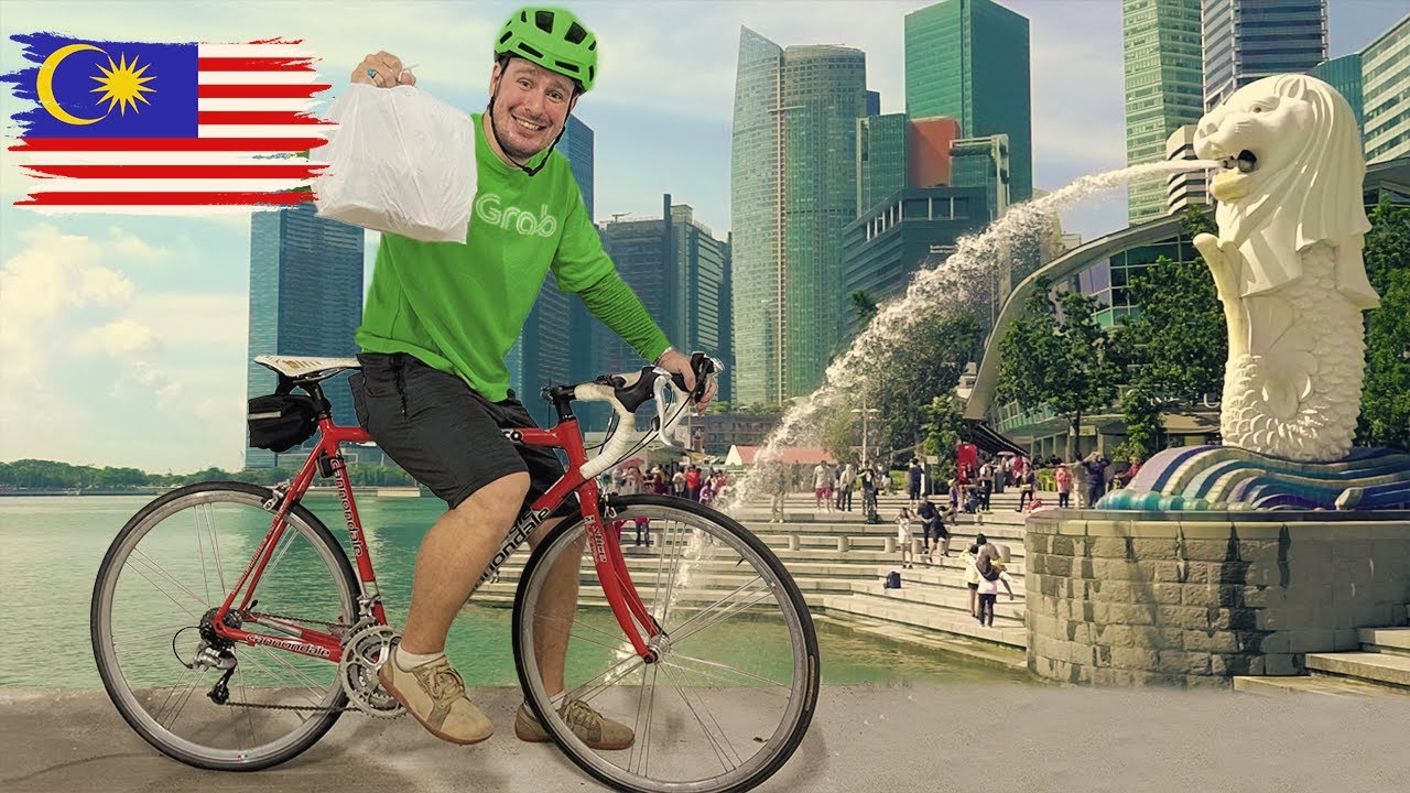 I Deliver Best Fish Head Curry! 🚴 (Malaysia to Singapore) 🇲🇾🇸🇬