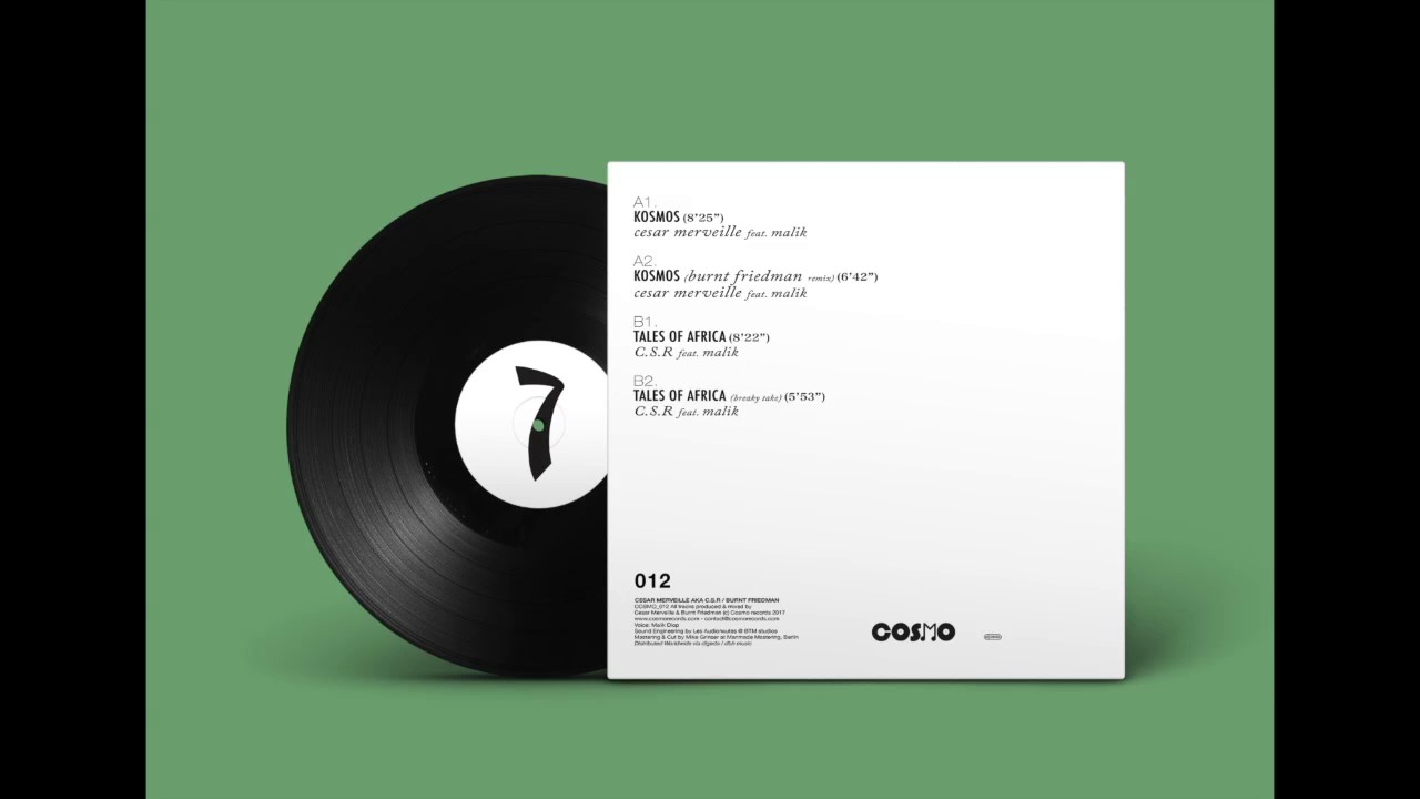Cesar Merveille feat. MALIK - Kosmos (Cosmo records)