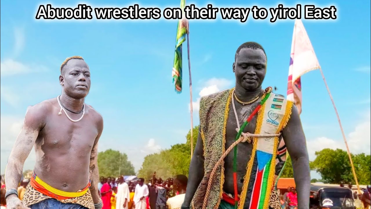 Lual mawut on way from Bor Town to yirol East#southsudanesewrestling #africa