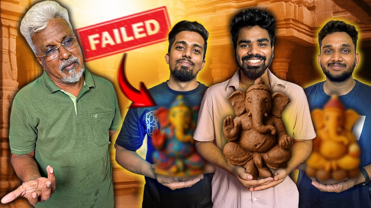 I Challenged my friends to make their own PILLAYAR Statue 🕉️🔱🐀 I The results were hilarious! 🤣🤣