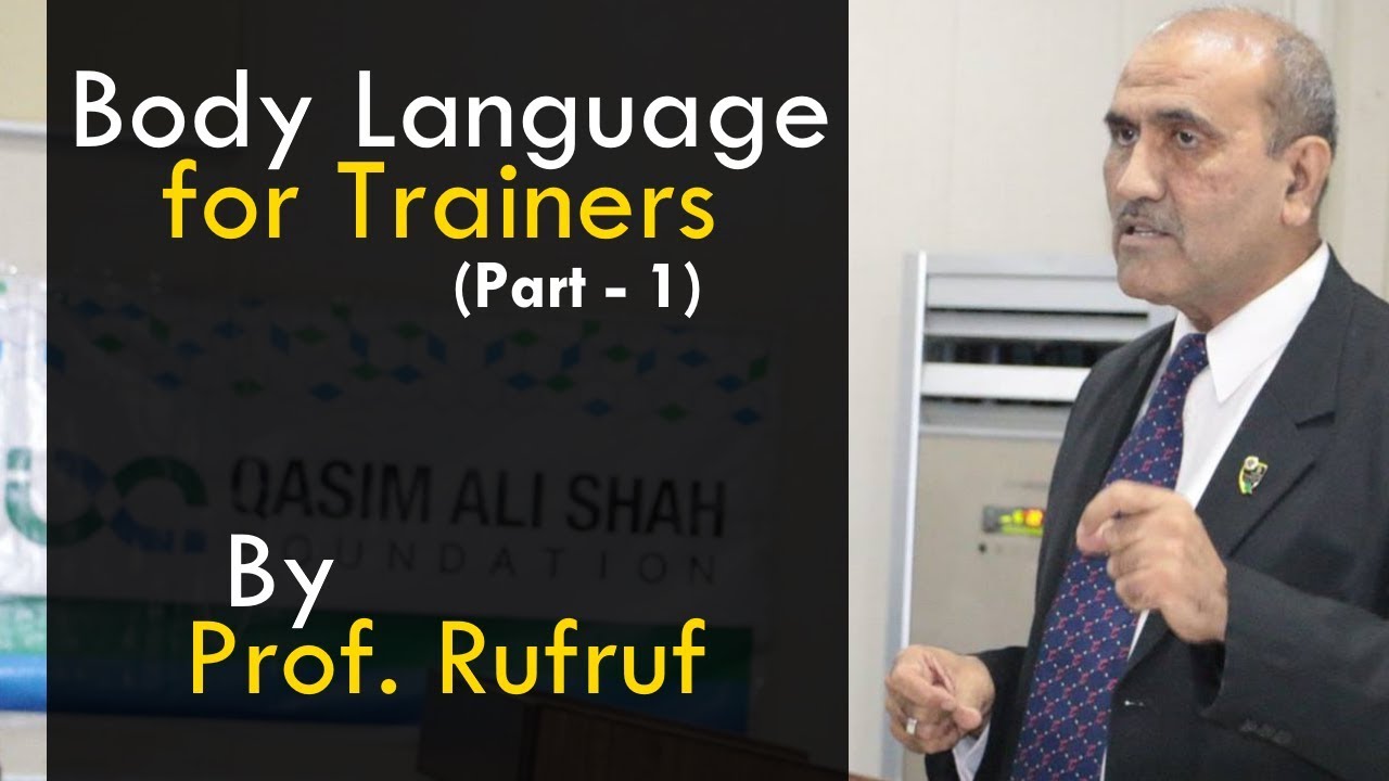 Body Language for Trainers | Prof. Rufruf (Part - 1)
