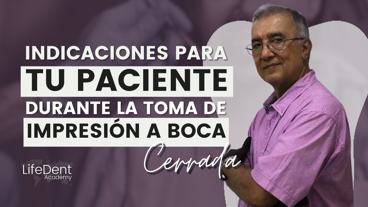Indicale a tu paciente que haga ESTOS MOVIMIENTOS en la toma de impresión para una PT. Dr. Quintero