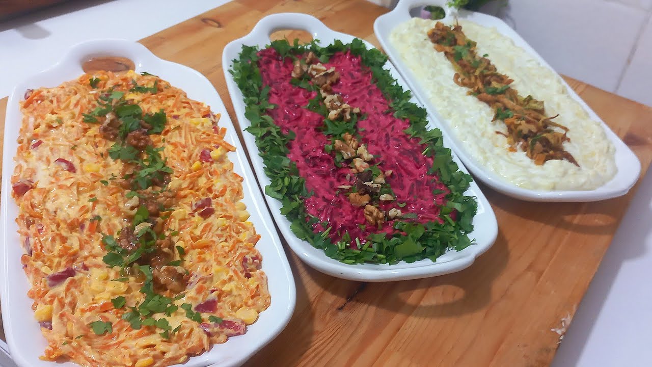 GÜN SOFRALARINI SÜSLEYEN 3 MEZE BİR ARADA|3 MEZE BİR ARADA NASIL YAPILIR?
