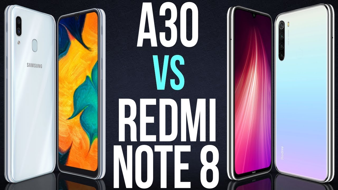 A30 vs Redmi Note 8 (Comparativo)