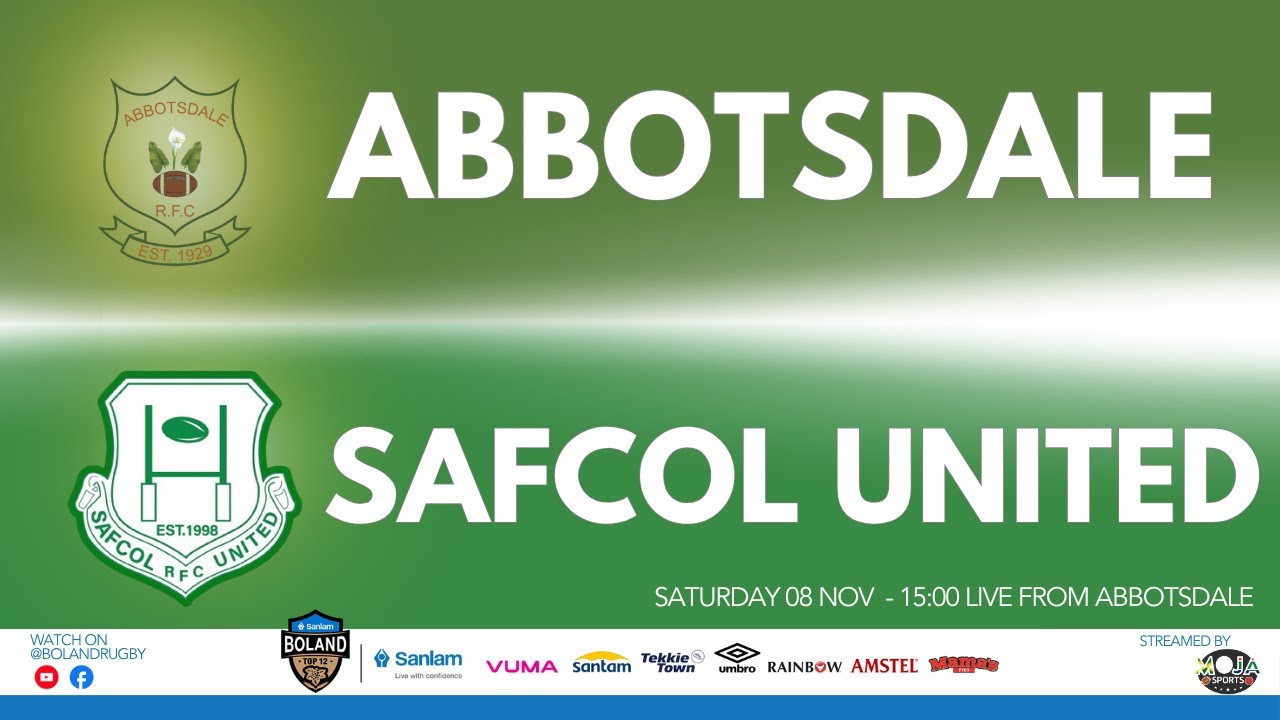 SANLAM BOLAND TOP 12 - ROUND 5 - 2025: ABBOTSDALE vs SAFCOL UNITED
