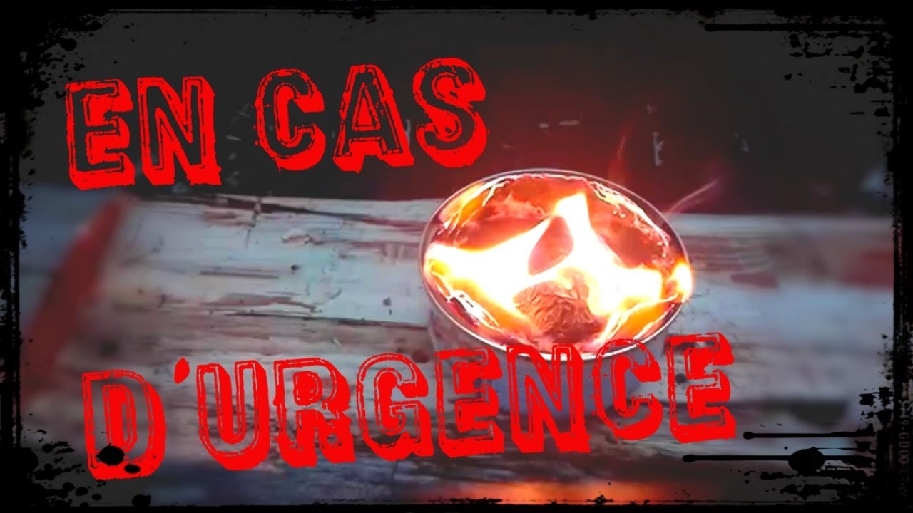 Survie ou comment faire un r&eacute;chaud et chauffer une boite de thon en cas d'urgence. BBN
