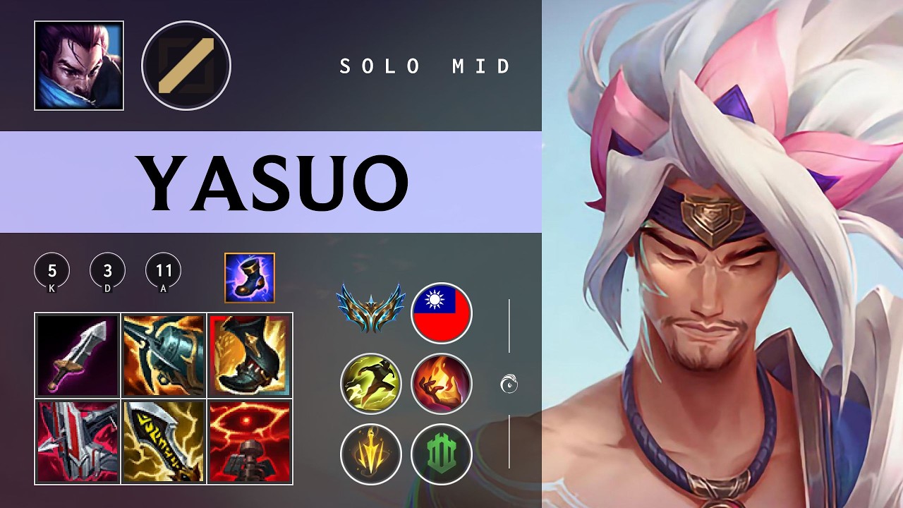 Yasuo Mid vs Ziggs - TW Challenger Patch 26.03