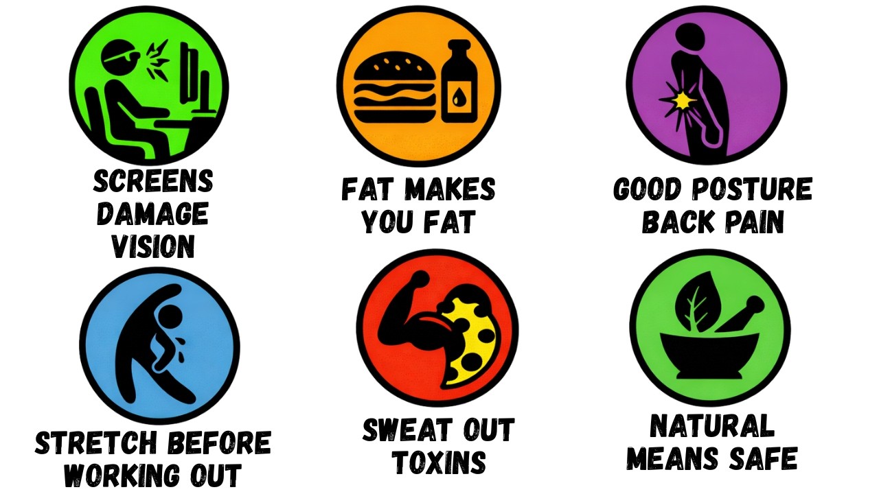 Crazy Health Myths Everyone Still Believes