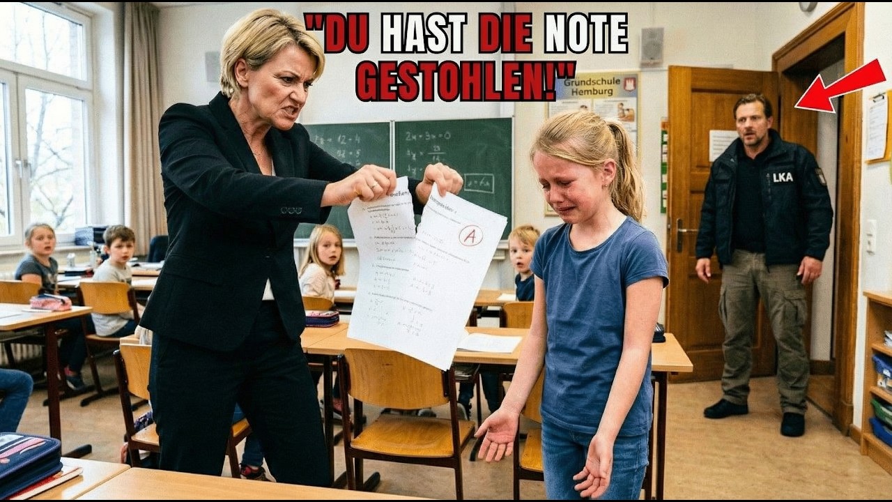 Hanna dostane jedničku – ale učitelka lže! Pak do třídy vstoupí hlavní komisař z LKA…