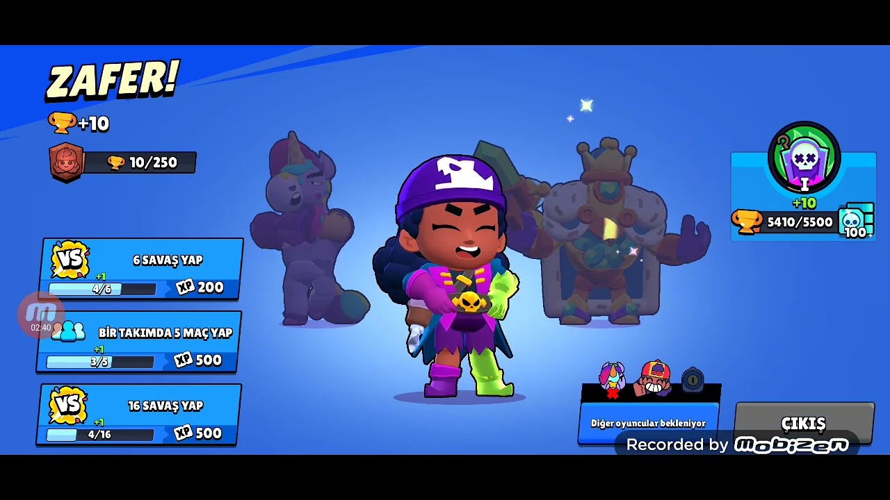 Brawl stars oynuyorum Efsanevi meg çıkarttım