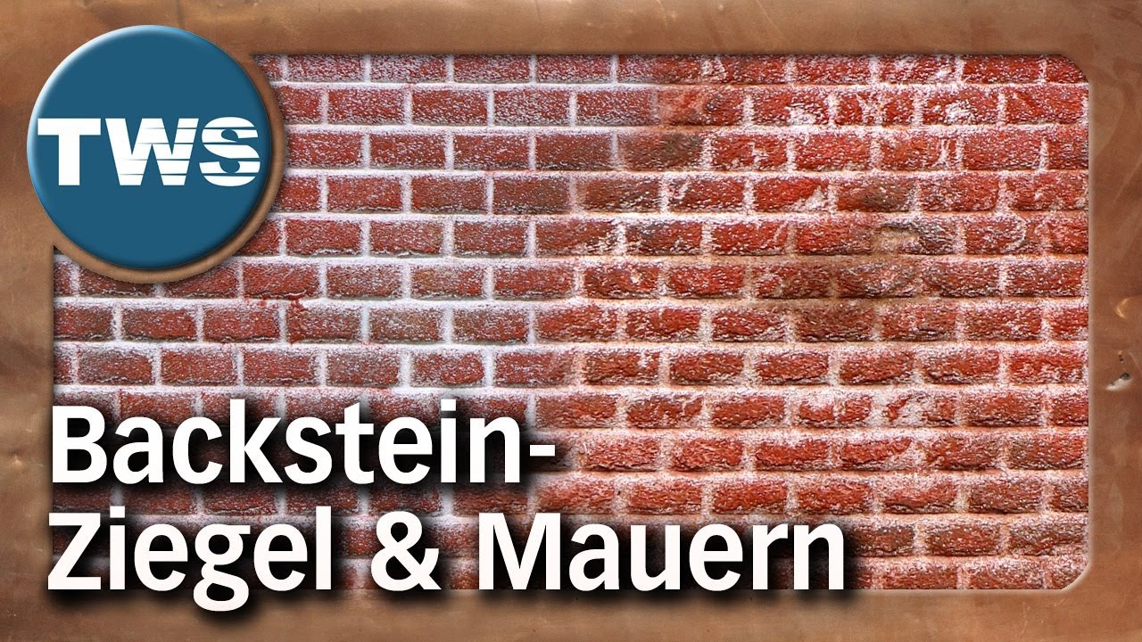 Tutorial: Backstein-Mauern basteln & bemalen / brickwork (Tabletop, Gelände, Ziegel, Diorama, TWS)