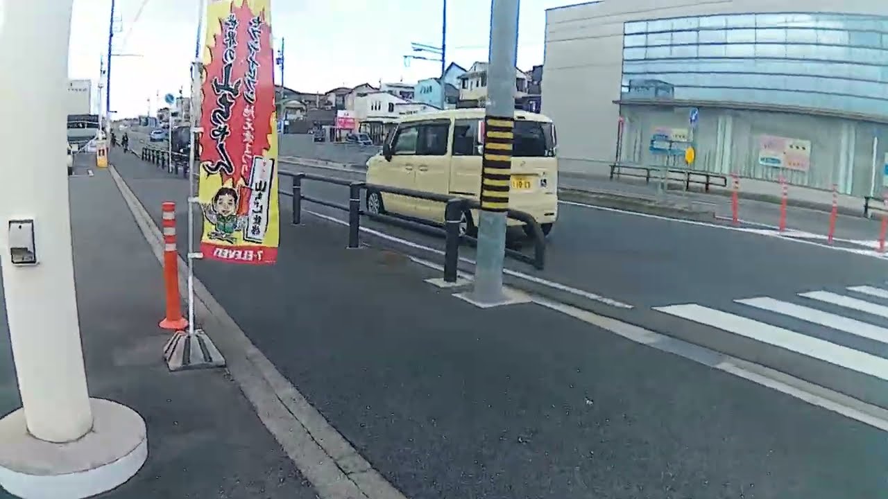 作業用バス停散歩動画 二月号 特別編 東海市朝のショートコース 加木屋線 ファイル３ 加木屋小学校～三ツ池迄