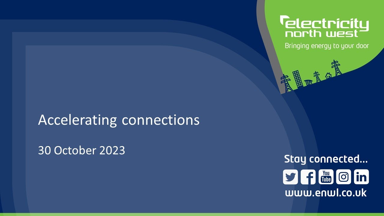 Accelerating connections webinar - 30 October 2023