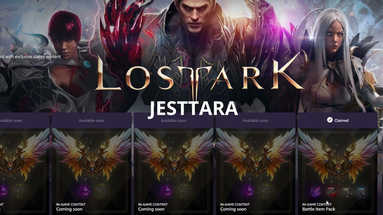 Lost Ark - How to Collect Free Amazon Prime Gaming Rewards In-Game