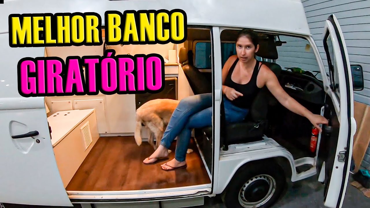 Melhor sistema de BANCO GIRATÓRIO para KOMBI e MOTORHOME