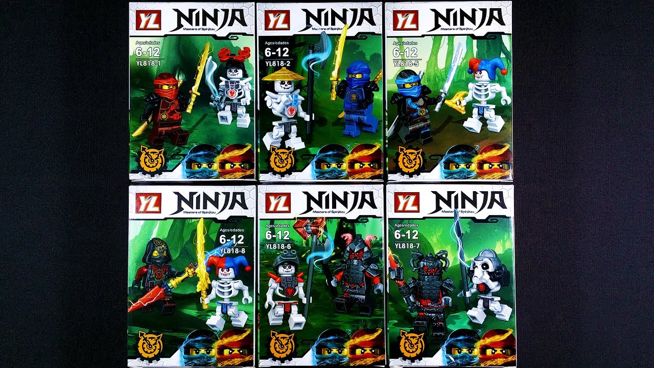 LEGO Ninjago The Hands of Time Minifigures (bootleg / knock-off) YL818