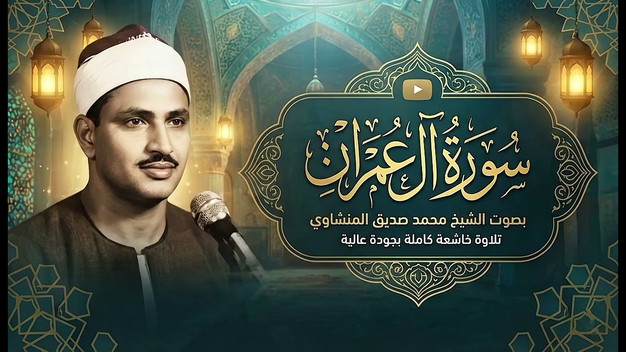 المصحف المرتل كاملاً بصوت الشيخ محمد صديق المنشاوي رحلة إيمانية خاشعة ، بصوت الشيخ محمد صديق