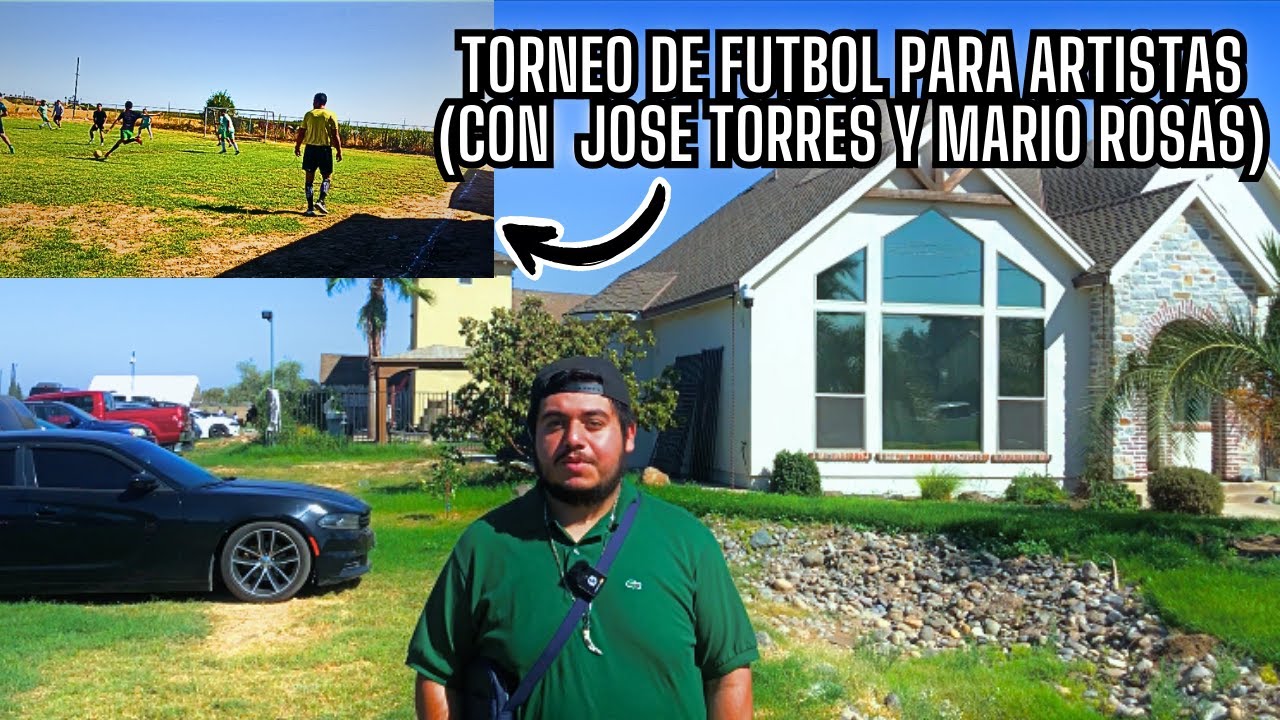 Torneo De Futbol Para Artistas Con Jose Torres y Mario Rosas