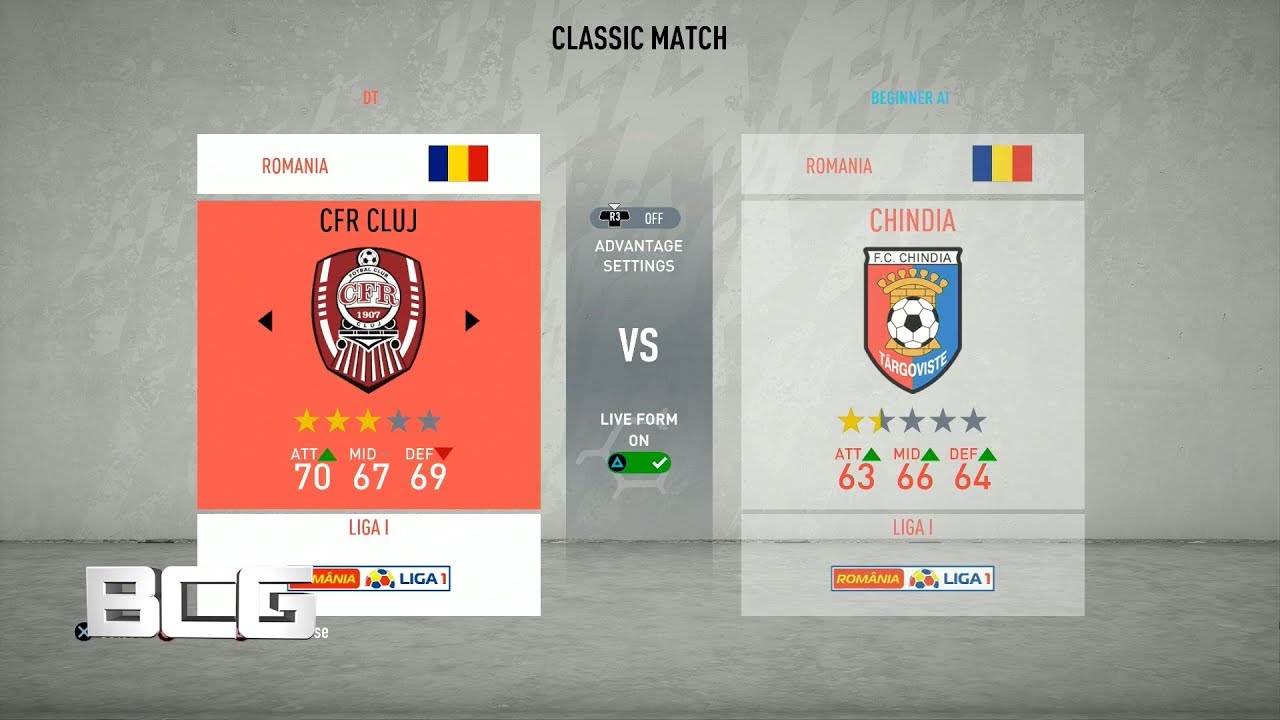 Fifa 20 Romanian Liga 1 Ratings & Kits