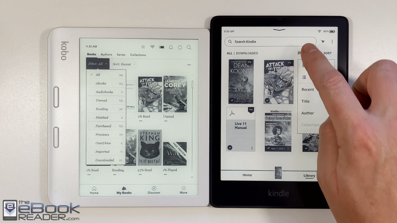 Сравнительный обзор Kindle Paperwhite 5 и Kobo Libra 2