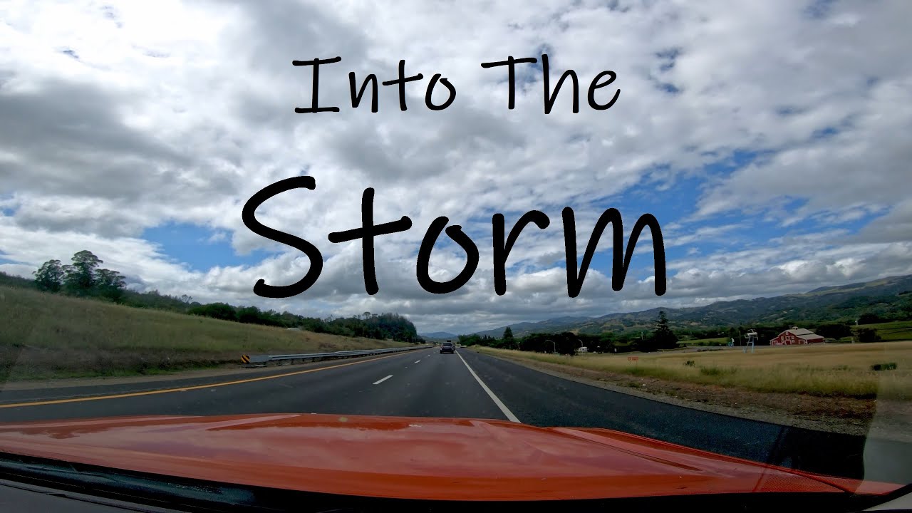 Long Drive Through A Storm - Scenery & Road Noise For Sleep, Relaxation, Studying, Meditation