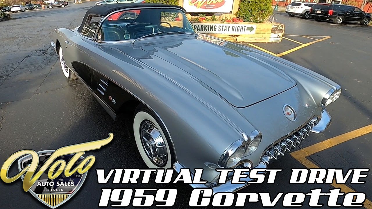 1959 Chevrolet Corvette Virtual Test Drive at Volo Auto Museum (V19315)