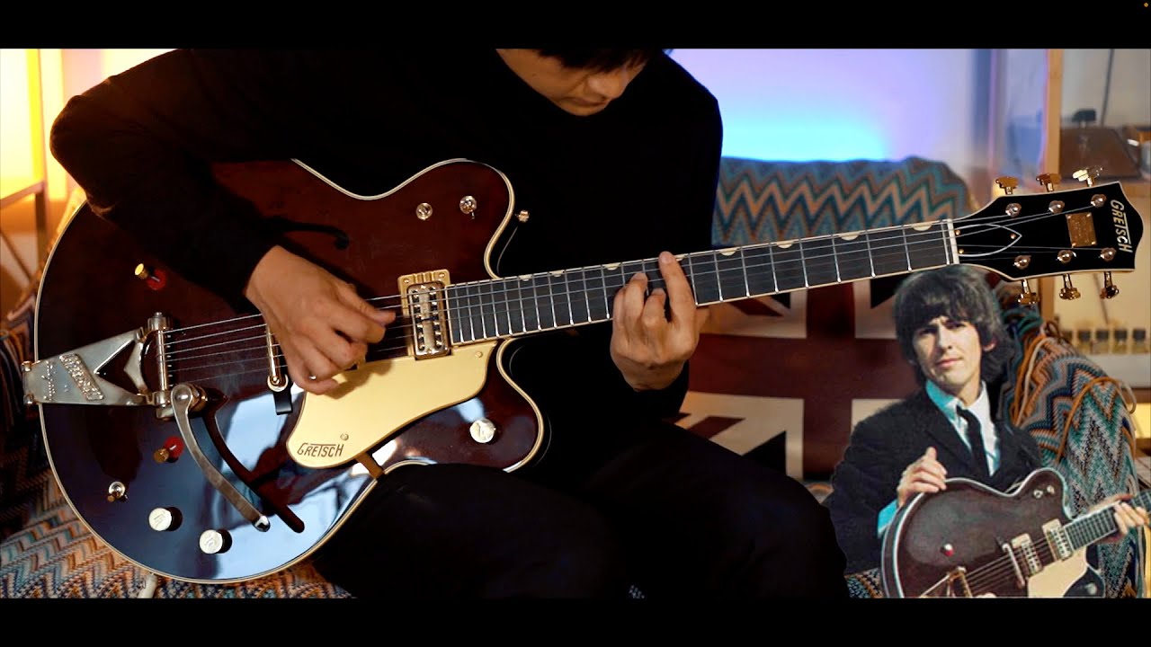 My Dream Guitar has Arrived! Gretsch Country Gentleman '62 Chet Atkins DEMO with the Beatles MASHUP