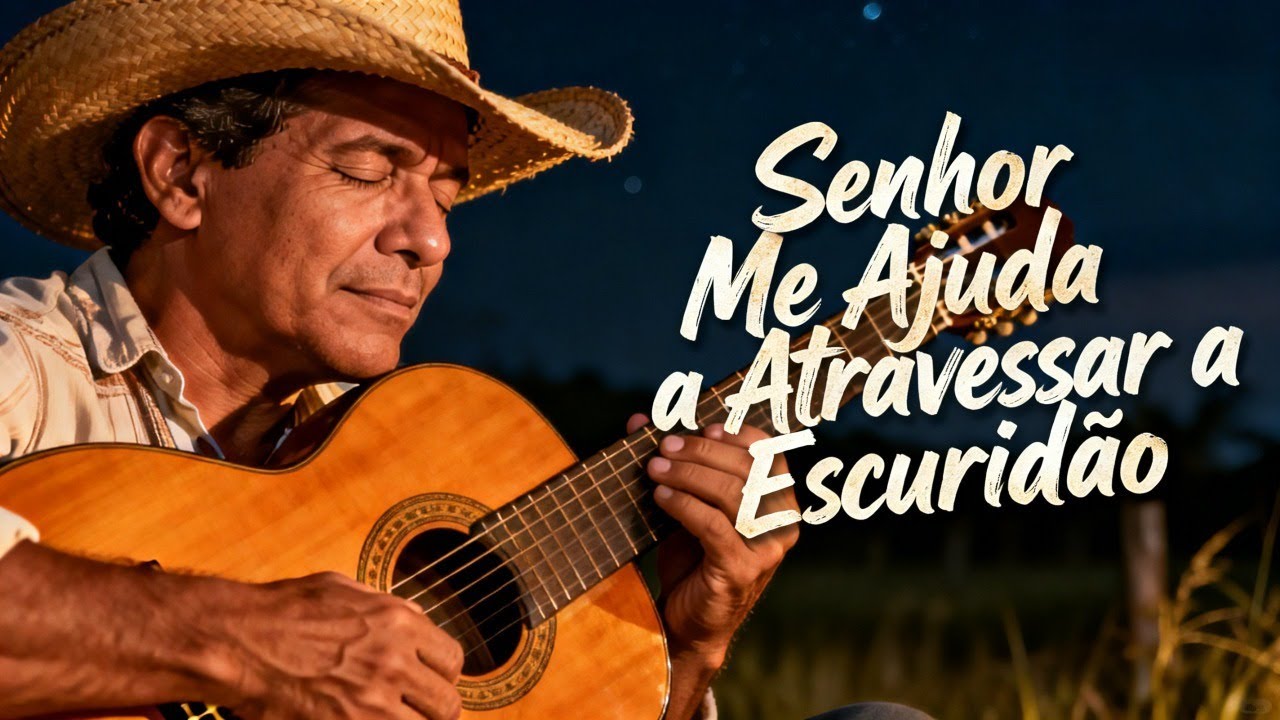 Senhor Me Ajuda a Atravessar a Escuridão | Moda de Viola Gospel | Oração Cantada