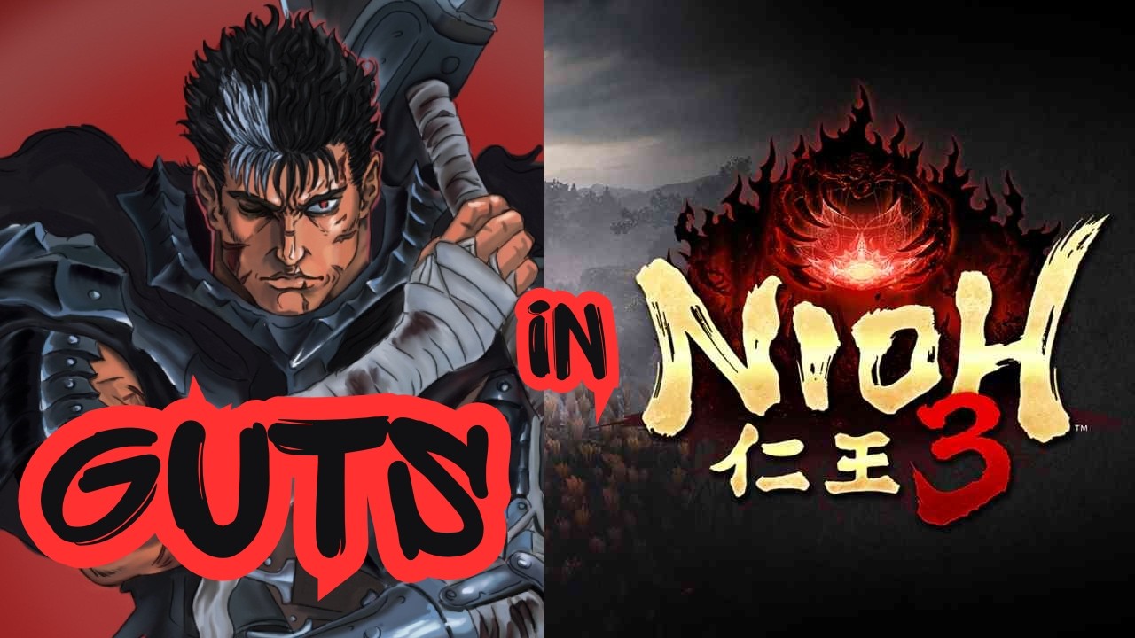 Guts in Nioh 3 #berserk #blackswordsman