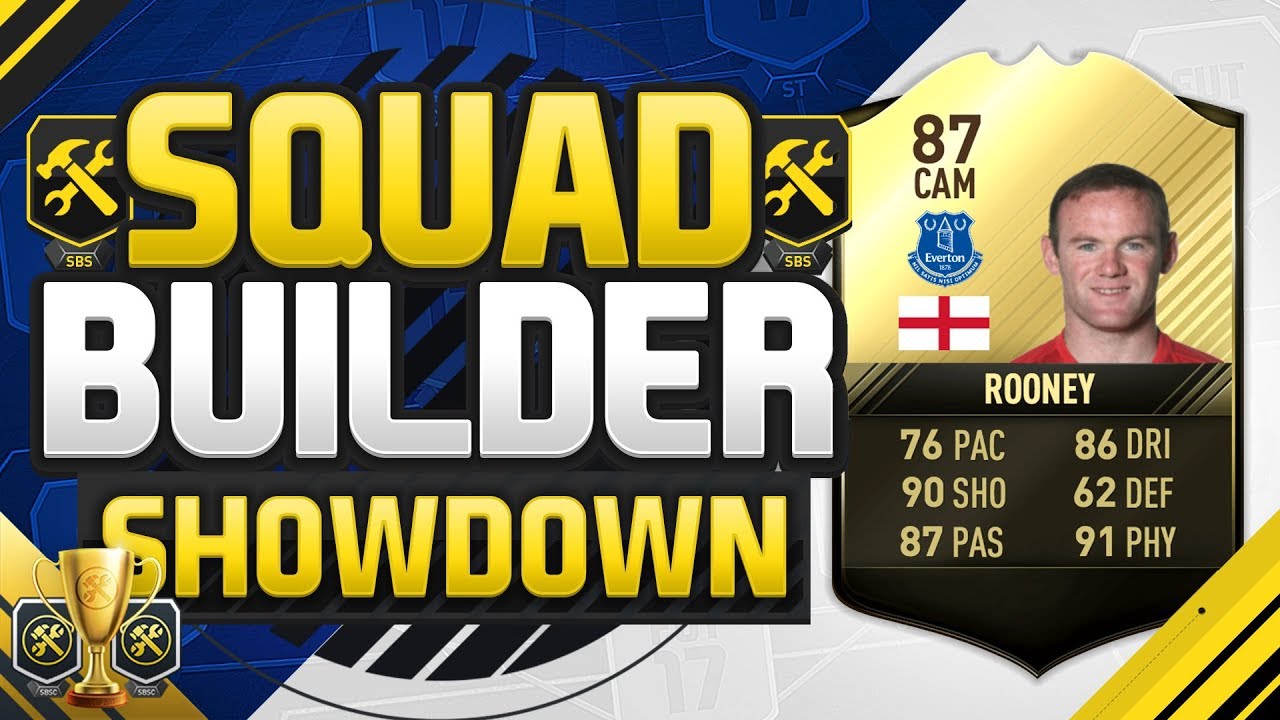 THE SQUAD BUILDER SHOWDOWN CUP!!! INFORM WAYNE ROONEY!!! Game 3 Vs Reev