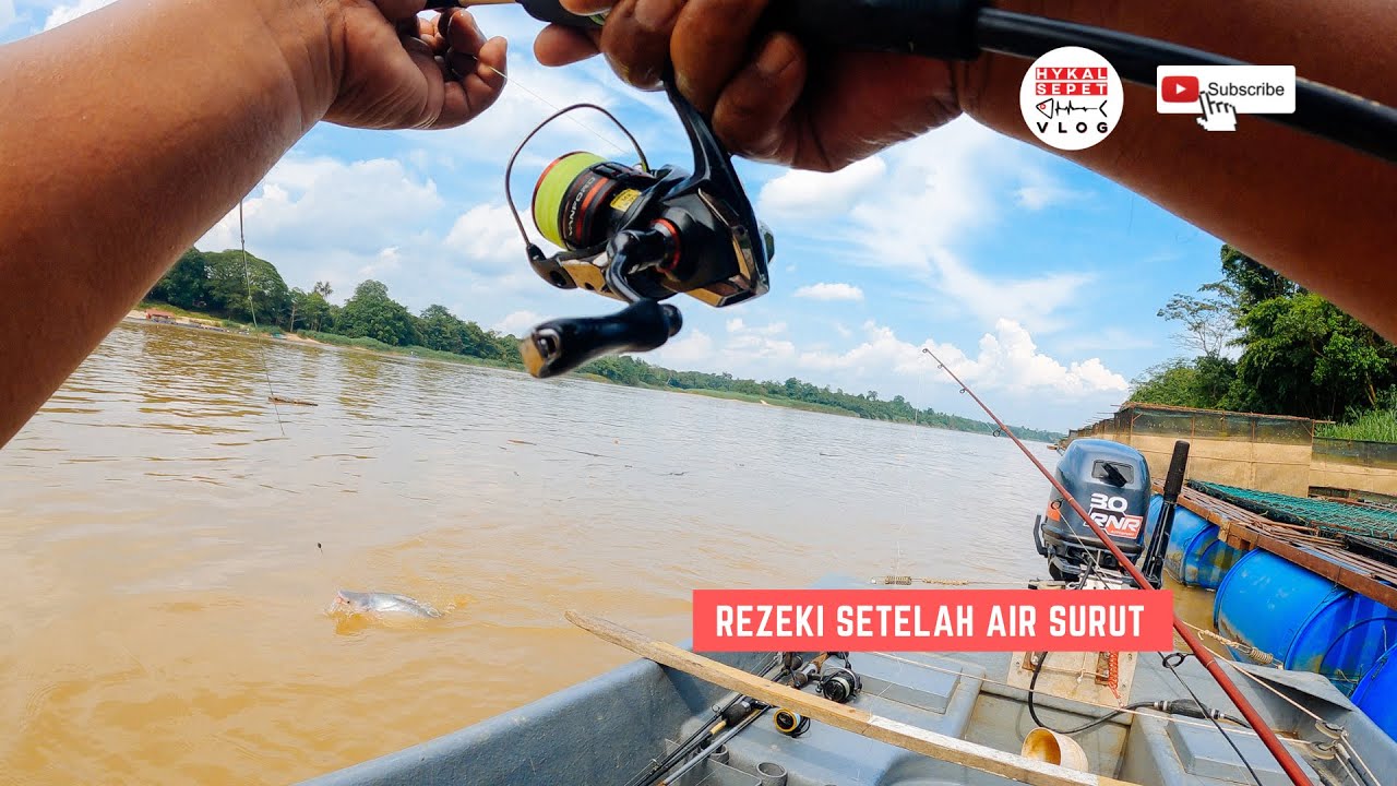 Bergasak strike di lubuk 'pinggiran'.. - Vlog 86 - Mancing Sungai Pahang