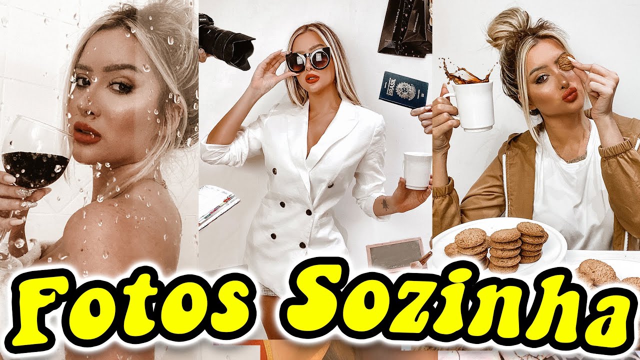 FOTOS CRIATIVAS SOZINHA EM CASA CELULAR + EDIÇÃO NO PICSART