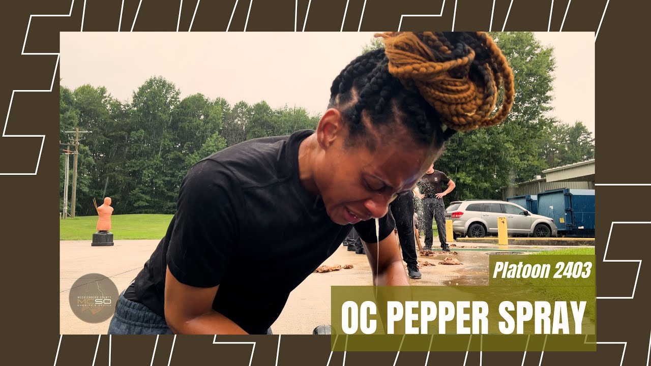 Platoon Class 2403 recruits shares one common theme: They will never do OC Pepper Spray again