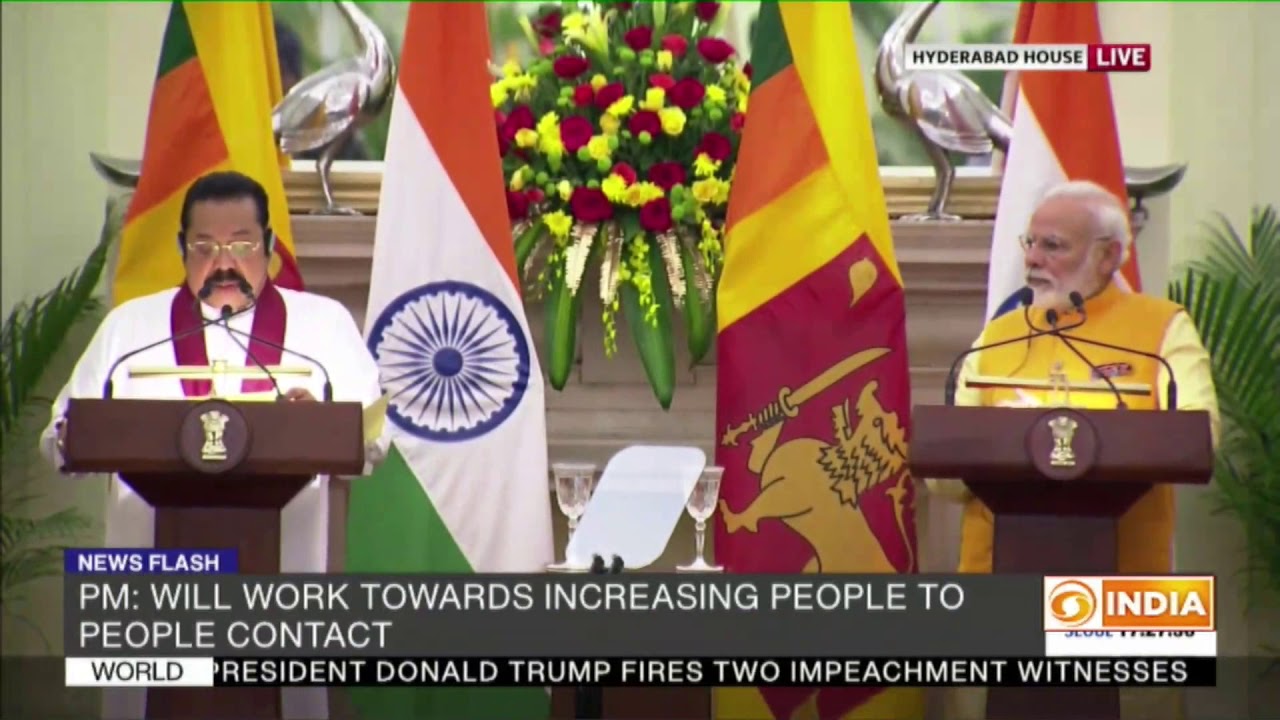 India-Sri Lanka joint press conference at Hyderabad House