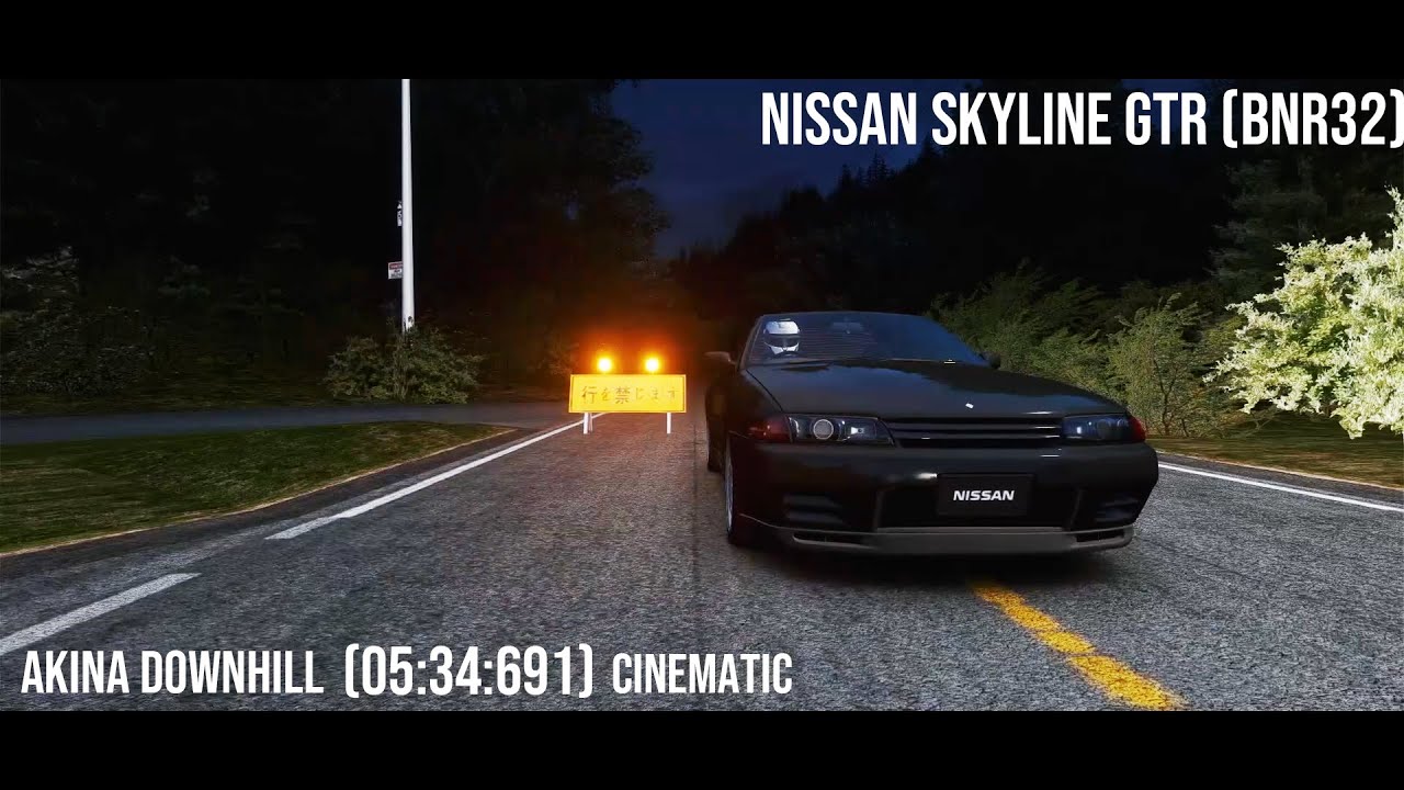 Nissan Skyline GTR (R32) Akina Downhill Cinematic | Assetto Corsa