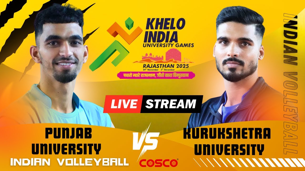 Kurukshetra Vs Punjab University | HD Live | Khelo India University Games 2025