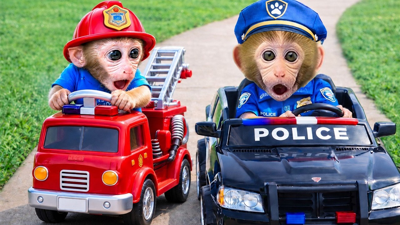 Monkey BonBon i dzień jako policjant 🚓👮&zwj;♂️🌟 &ndash; Monkey Poland