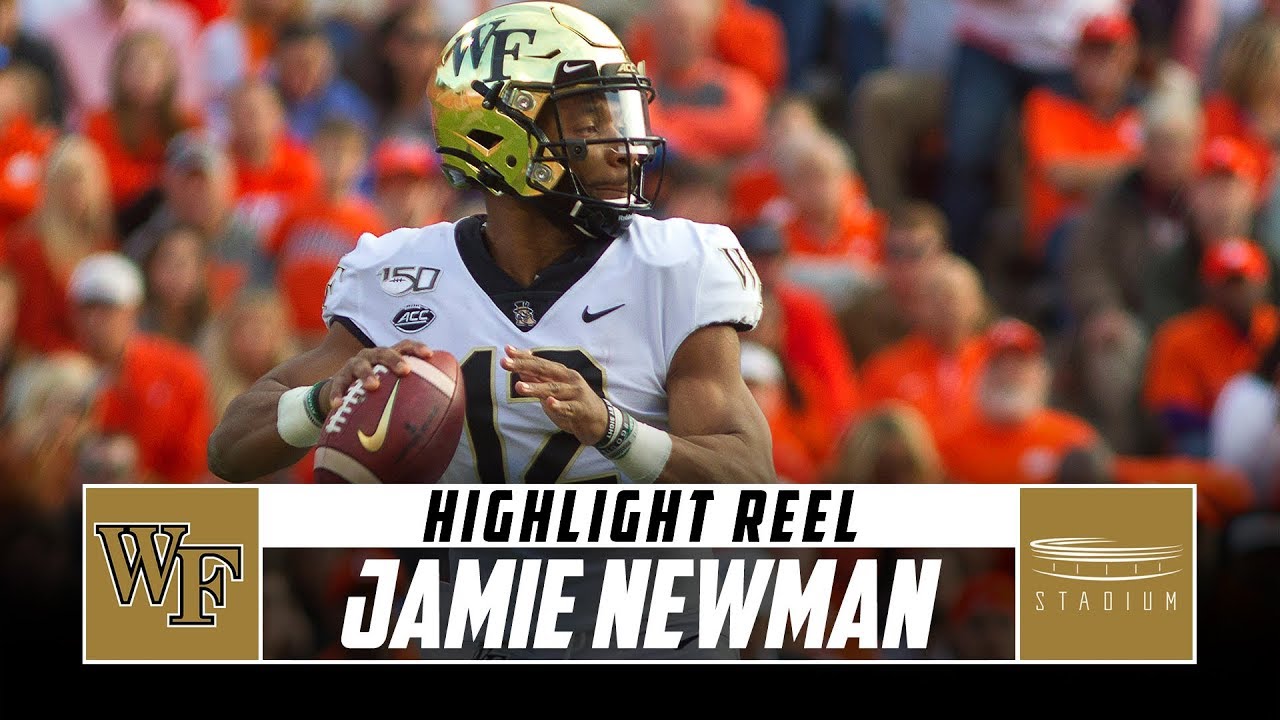 Wake Forest QB Jamie Newman Highlight Reel - 2019 Season | Stadium