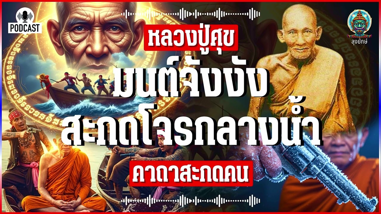หลวงปู่ศุข ปล่อย มนต์จังงัง สะกดโจรลุ่มน้ำเจ้าพระยา | ลุงยักษ์
