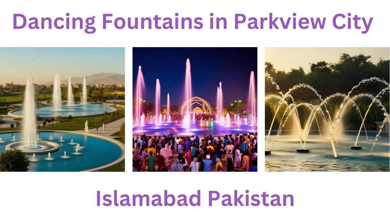 Dancing Fountains in Parkview City Islamabad Pakistan