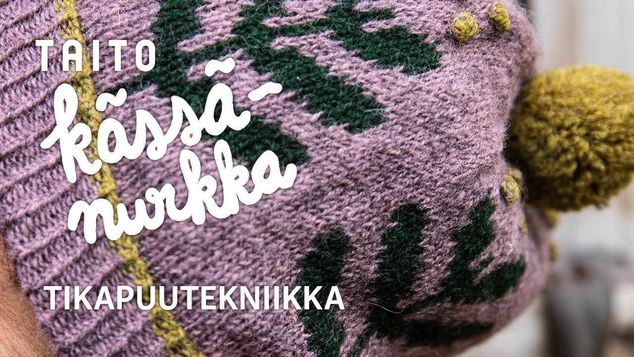 Opi tikapuutekniikka kirjoneuleessa