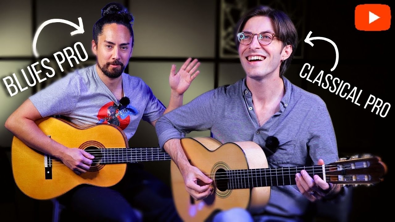 When a classical guitarist tries to play BLUES...