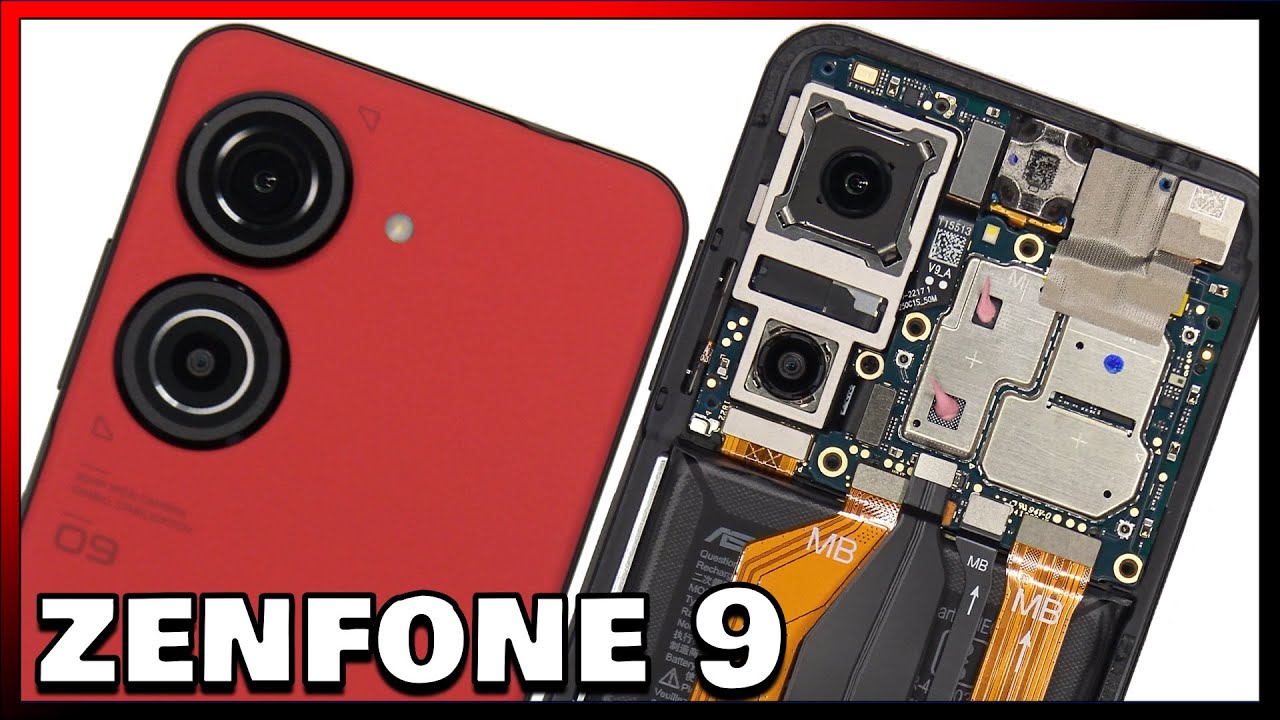 Видеообзор разборки и ремонта Asus Zenfone 9