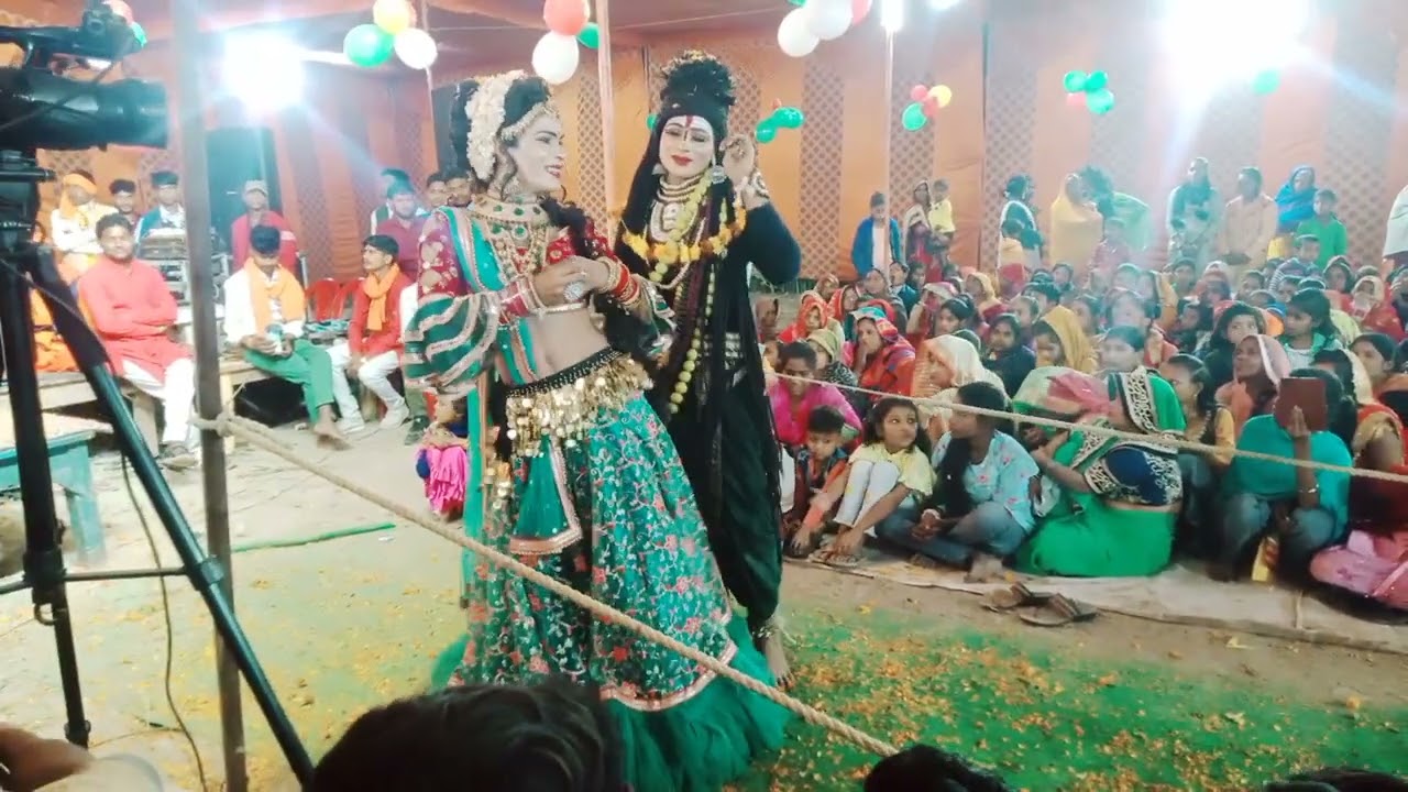 देवी पार्वती जी की झांकी देवी जागरण बाबा नगर साइन मन्दिर पर