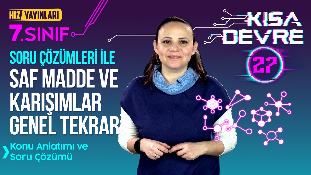 Yeni Nesil Sorular ile Saf Madde ve Karışımlar Soru Çözümü | 7. Sınıf Fen 4. Ünite Full Tekrar #27