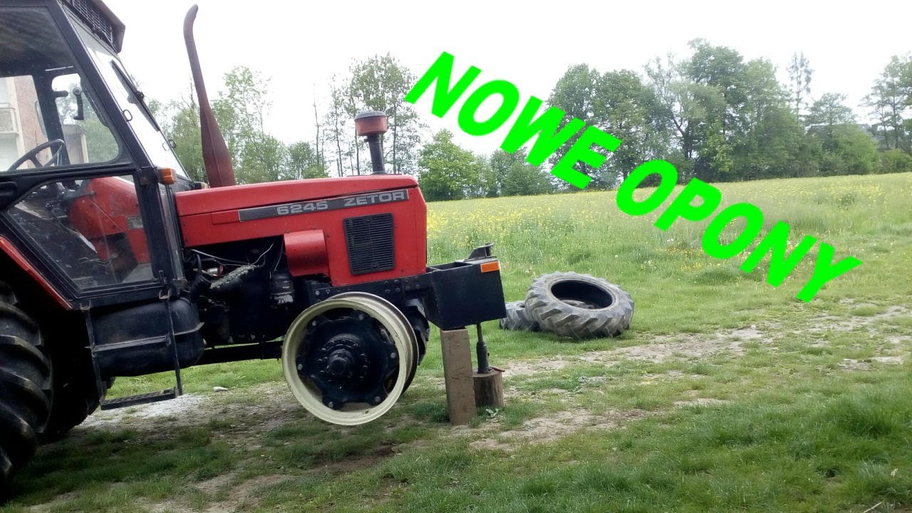 Nowe opony w Zetorze 6245